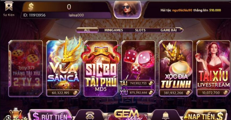 Đánh giá game sicbo tài phú tại cổng game GemWin