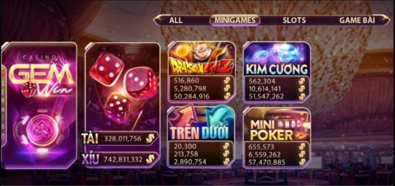 Mini Game Gemwin có gì đặc biệt