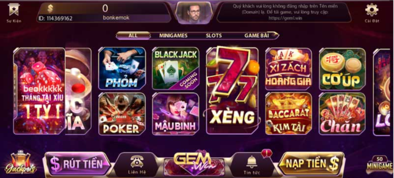 Tổng quan về game bài tại Gemwin