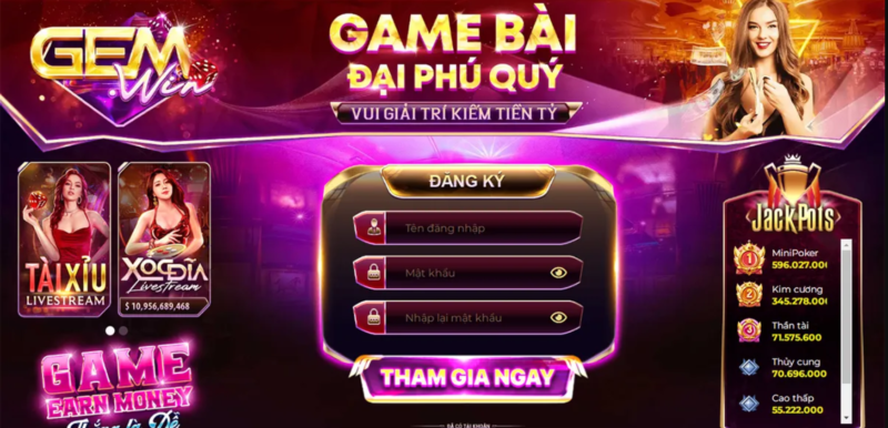 Giới thiệu đôi nét về cổng game Gemwin