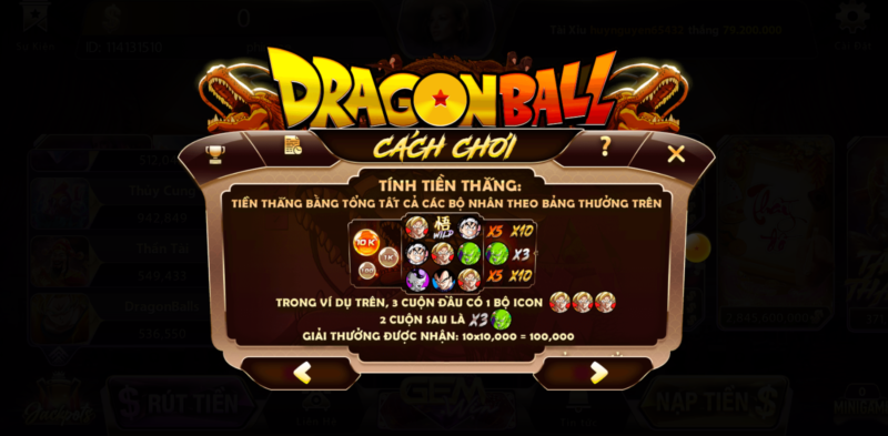 Giới thiệu về trò chơi slot game Dragon Ball 