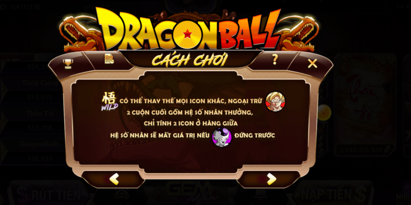 Hướng dẫn cách chơi Dragon Ball 