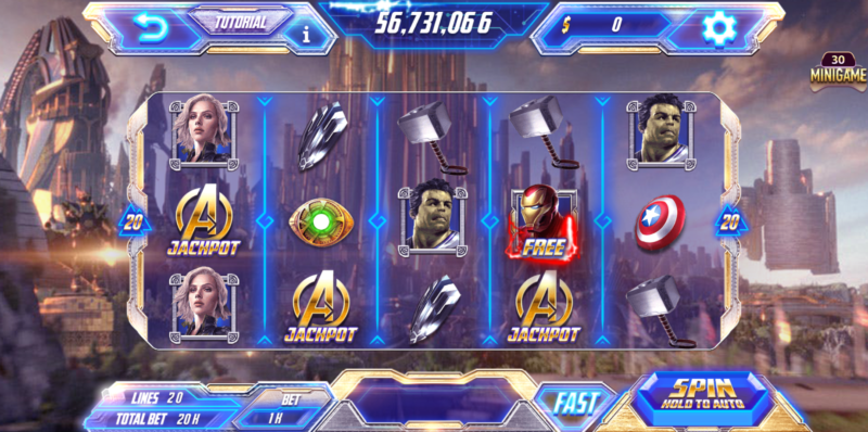 Giới thiệu về trò chơi slot game Avengers